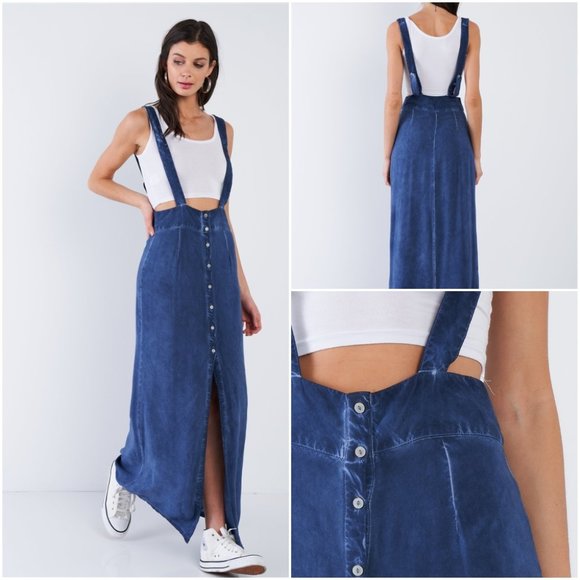 Trend Setter Diva Boutique Dresses & Skirts - Acid Washed Maxi Skirt